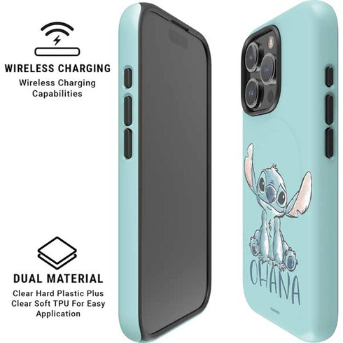 Disney Lilo and Stitch Ohana iPhone 16 Pro Magsafe Impact Case